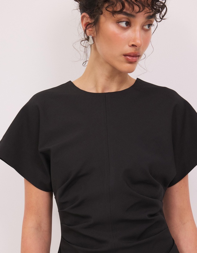 Calli - Saige Suiting Cinched Mini Dress