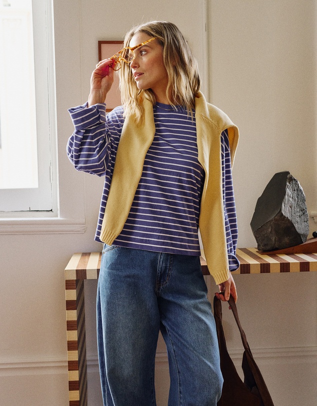 Ceres Life - Beau Long Sleeve Slouchy Tee