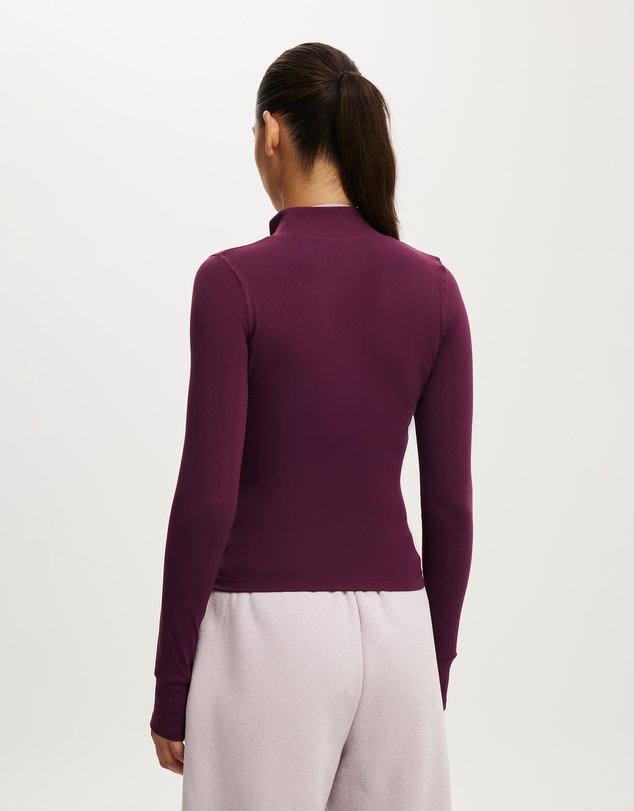 Cotton On Body Active - Active Core Zip Through Long Sleeve