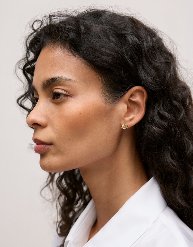 Trenery - Dolina Stud Earrings in Gold