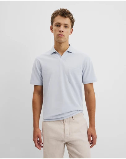 Country Road - Australian Cotton Textured Stripe Trophy Polo