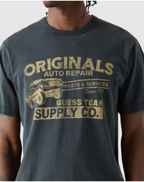 GUESS Originals - GUESS Originals Auto Repair Muscle T-Shirt