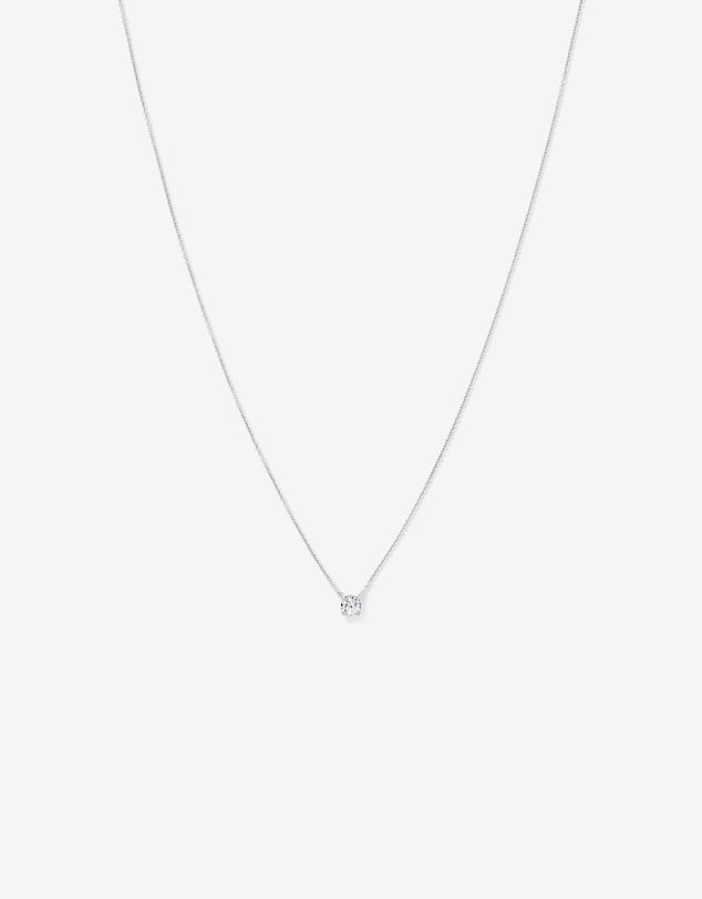 Michael Hill - 0.50TW Lab Diamond Round Brilliant Solitaire Necklace in Silver