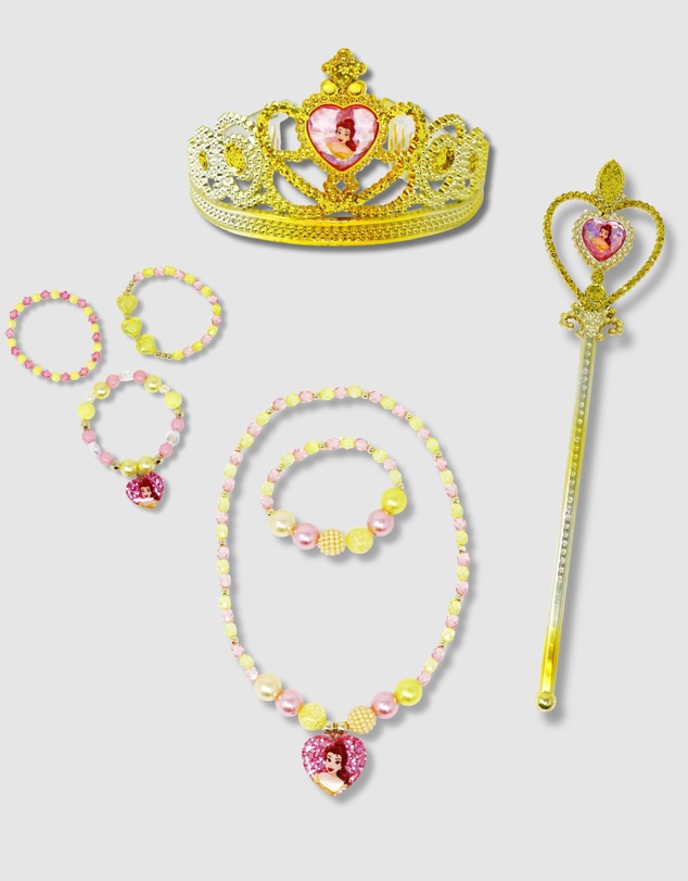 Disney Princess by Pink Poppy - Disney Princess Belle Sparkling Accessories Bundle
