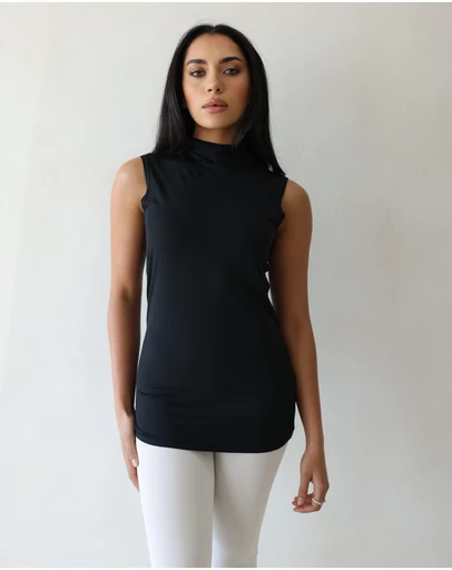 Mod Squad - Luxe Sleeveless Hooded Tank Base Layer