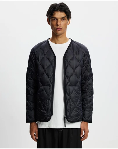 TAION - Military V-Neck W-Zip Down Jacket Soft Shell