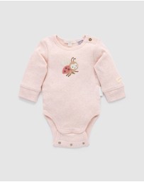 Purebaby - Applique Bodysuit -Kids-Babies