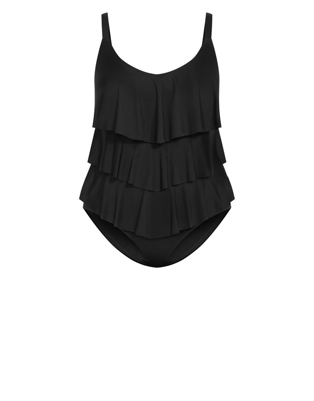 City Chic - Azores Tiered 1 Piece