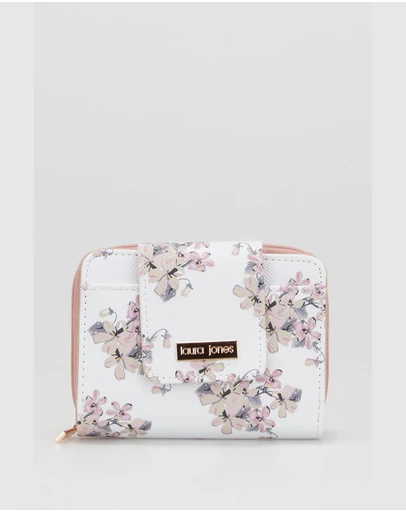 Laura Jones - Annick Floral Tab Wallet