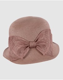 Max Alexander - Summer Taupe Cloche Hat