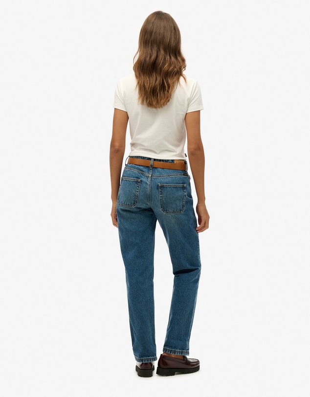 Superdry - Mid Rise Straight Leg Jean