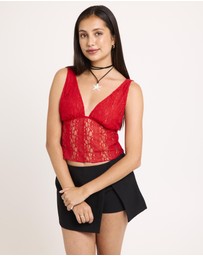 Alice In The Eve - Colette Lace Tank Top