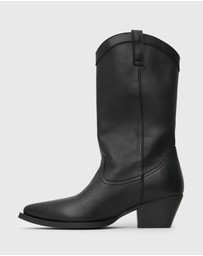 Betts - Howdy Suede Leather Western Boots