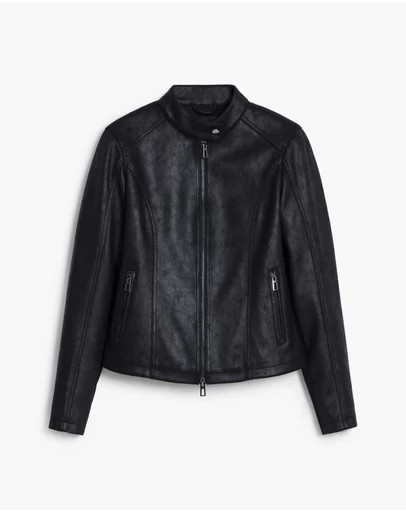 Desigual - Combined faux leather jacket