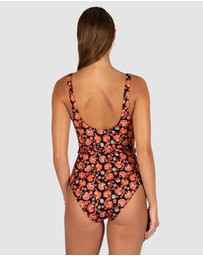 Baku Swimwear - Flamenco Square Neck One Piece Swimsuit
