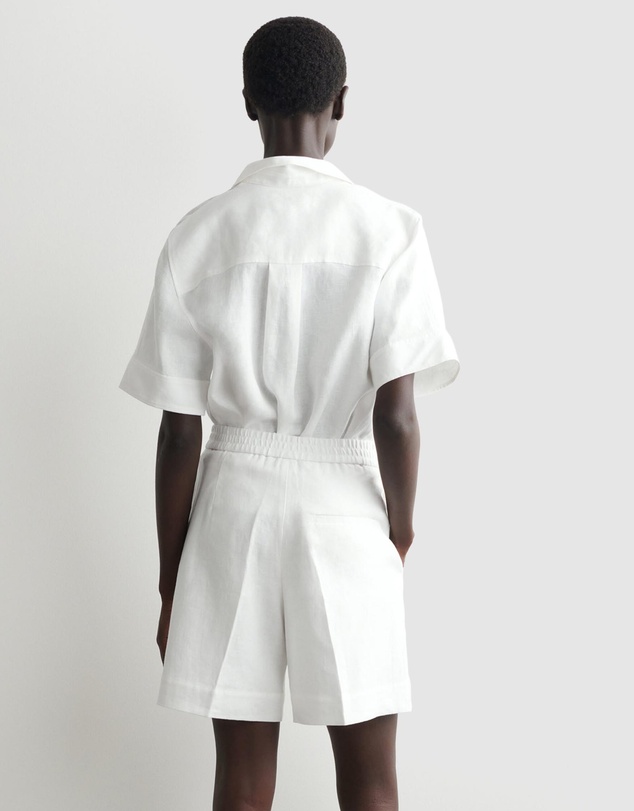 COS - Tailored Elasticated Linen Shorts