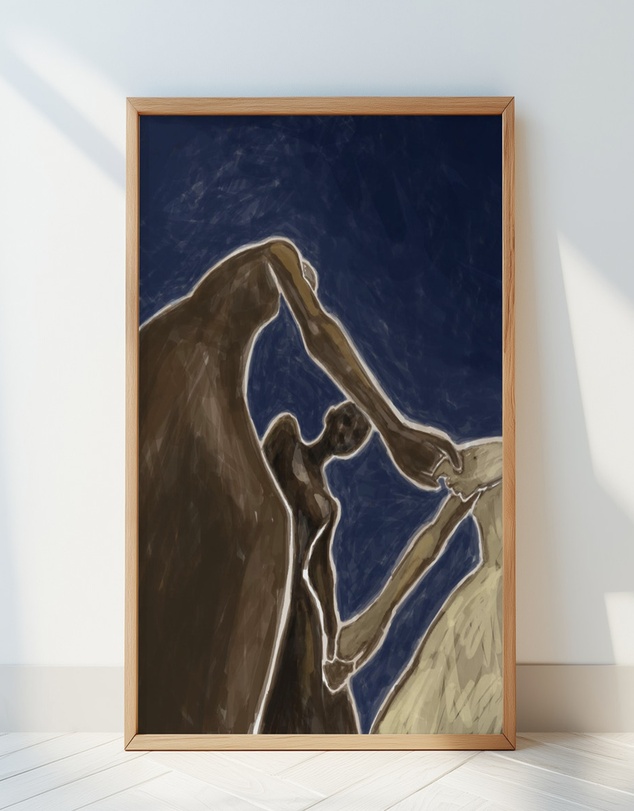 Olive et Oriel - KH Studio - With Embrace by Karla Hyman Art Print