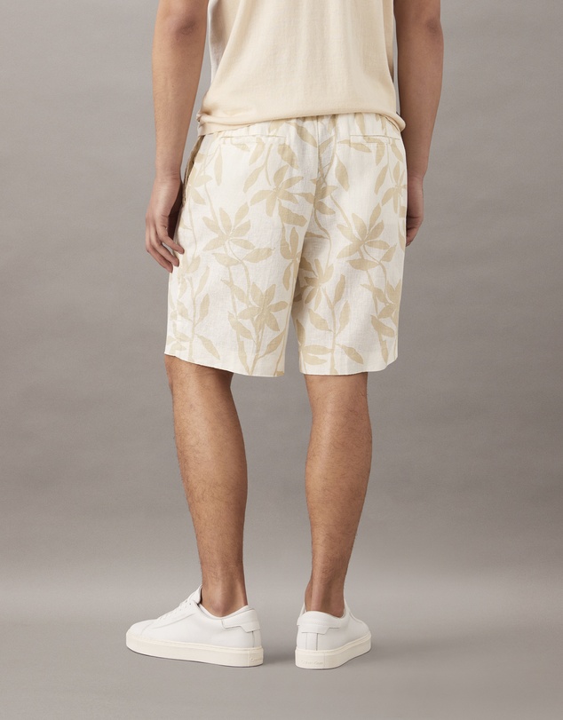 Calvin Klein - Printed Linen Shorts