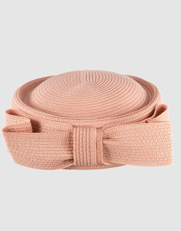 Max Alexander - Coral Braid Pillbox Hat