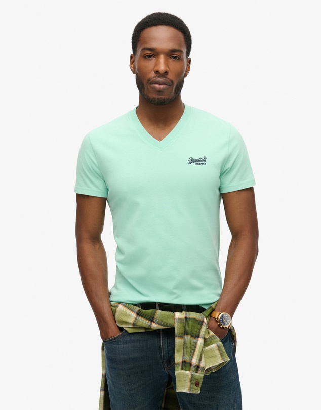 Superdry - Essential Logo Embroidered Vee Tee