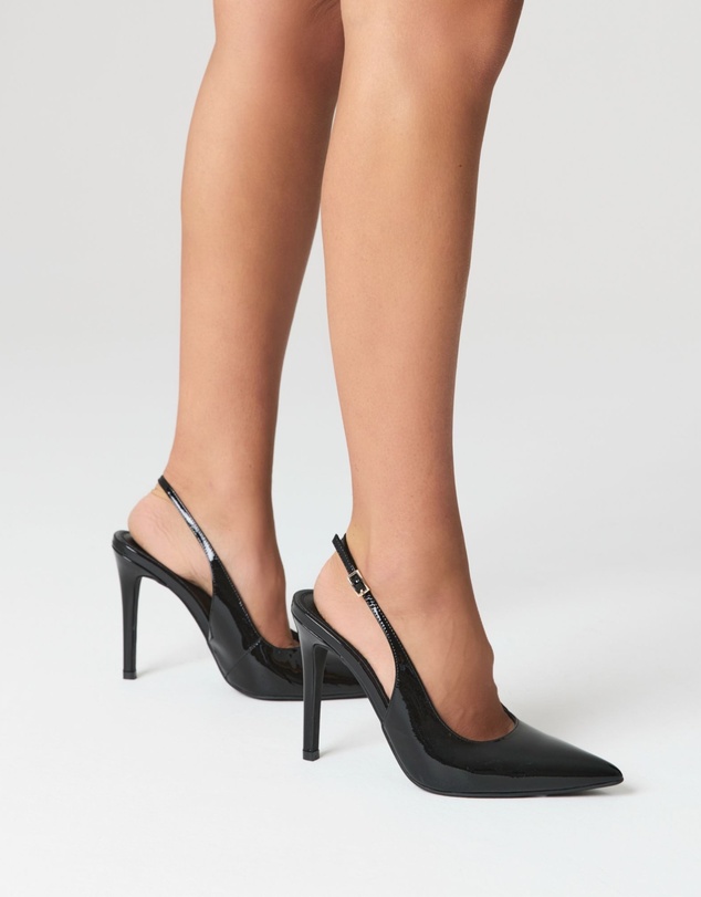 Siren - Cilla Stiletto Slingback Heels