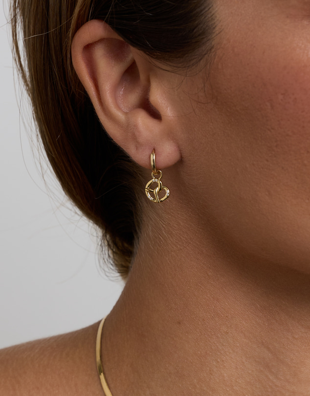 Michael Hill - Pretzel Earring Charm in 18kt Vermeil