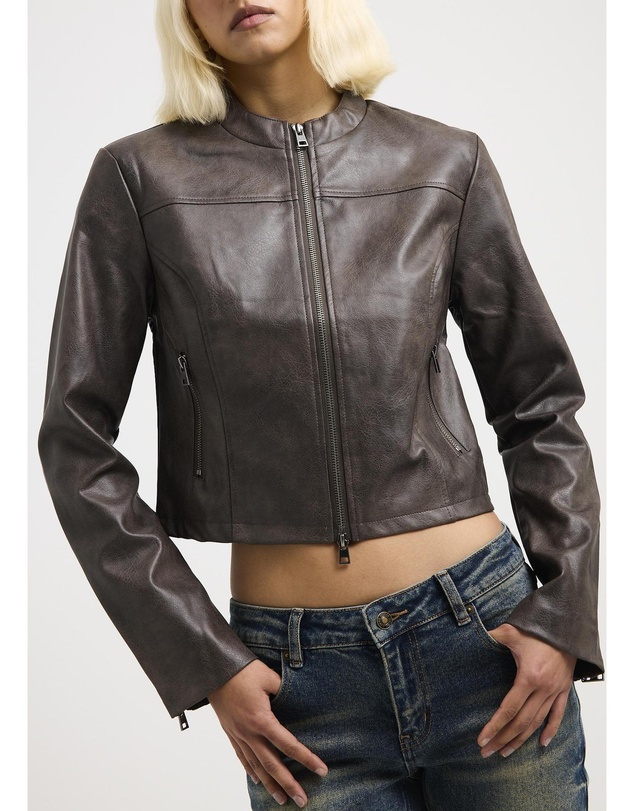 Insight - Lea Double Zip PU Jacket