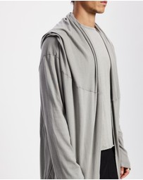Surrounded By Ghosts - The Aikinite Hooded Rib Knit Cardigan
