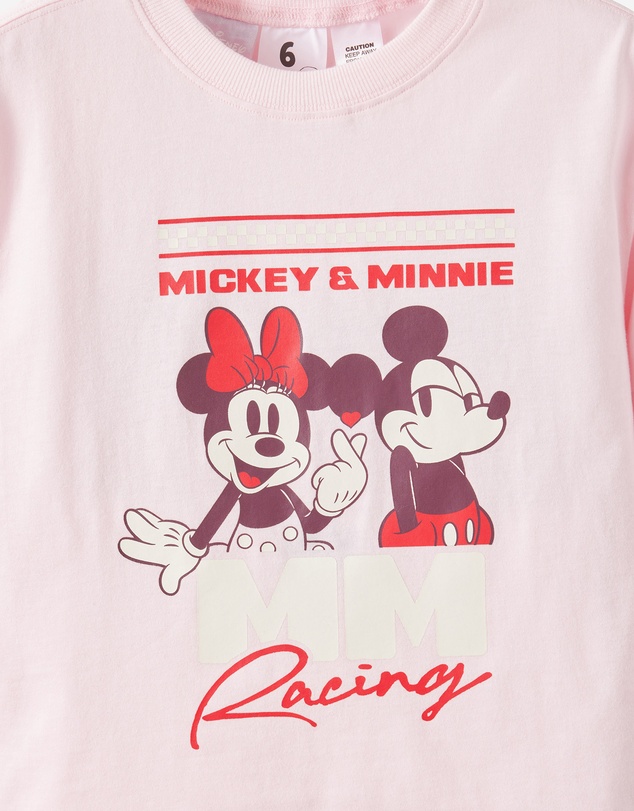 Cotton On Kids - Disney Mickey & Minnie Double Layer Long Sleeve Pyjama Set