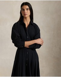 Polo Ralph Lauren - Paneled Cotton Canvas Shirtdress - ICONIC EXCLUSIVE