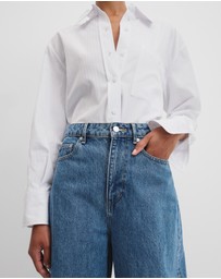 Country Road - Curved Wide Leg Jean