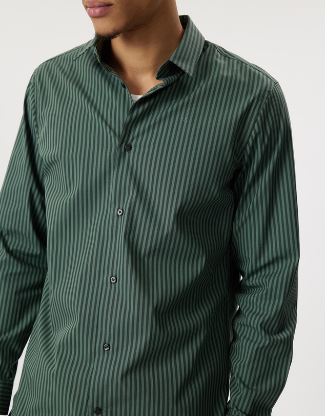Calvin Klein - Poplin Stretch Stripe Shirt