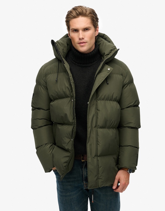 Superdry - Hooded 5 Baffle Sports Puffer