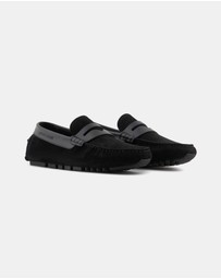 Emporio Armani - Suede Driving Loafers
