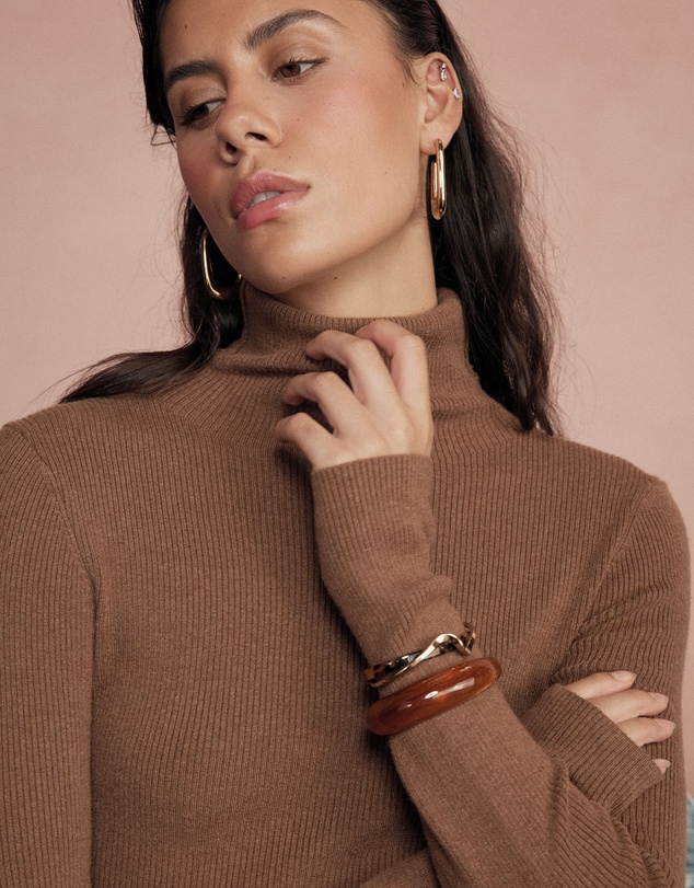 Forcast - Amber Gold Cuff