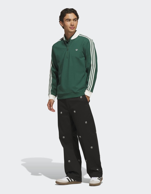 adidas Originals - Originals 3-Stripes 1/4 Zip Sweatshirt Mens