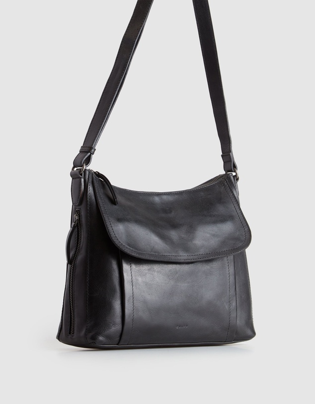 Evity - Maya Leather Large Crossbody Bag