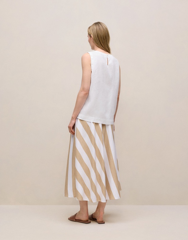 Trenery - Delave Linen Shell Tank in White