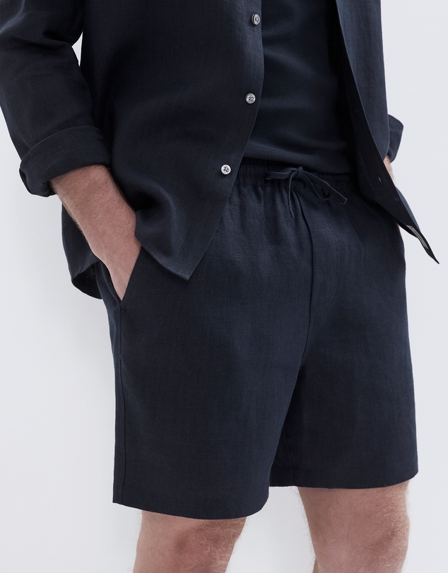 UNISON - Linen Pull On Short