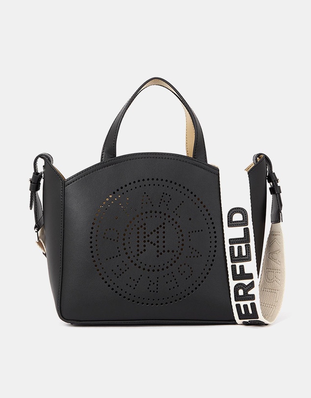 Karl Lagerfeld - K/Circle Perforated Small Tote Bag