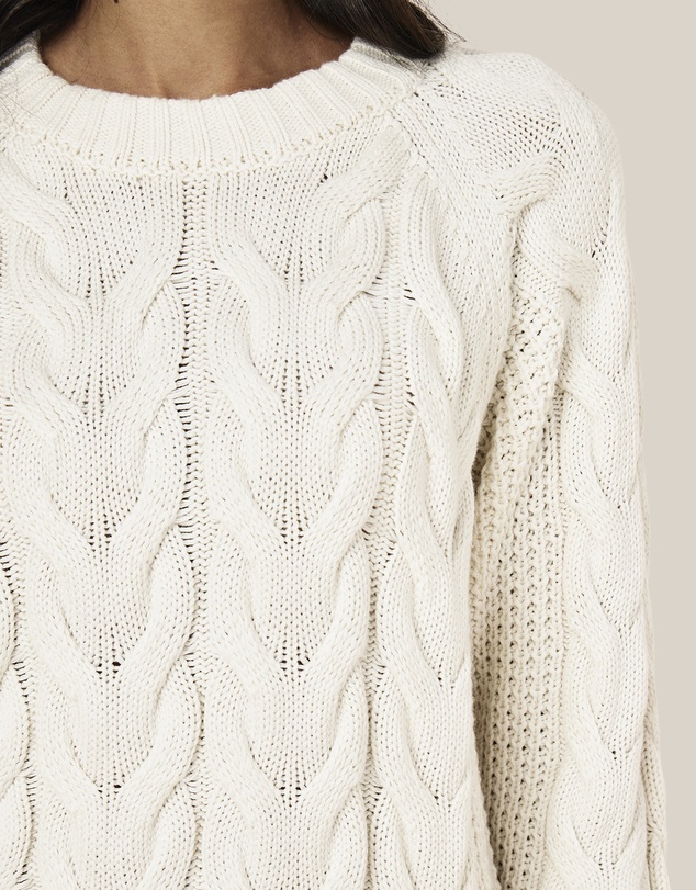 Papinelle - Cosy Cable Cotton Cashmere Jumper