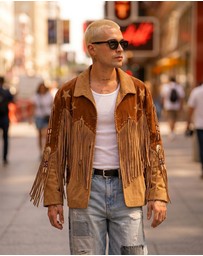 THE TALES - Portobello Road Fringed Suede Jacket