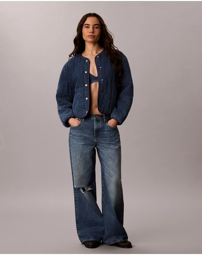 Calvin Klein Jeans - Emblem Logo Cotton Quilted Liner Jacket
