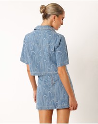 Petal & Pup - Tammy Two Piece Set - Blue Denim