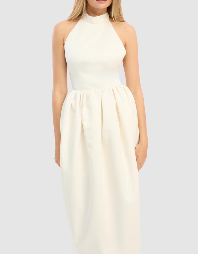 ROTATE - Satin Maxi Dress