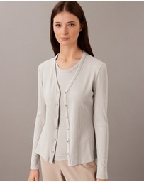 Calvin Klein - Modal Ribbed Cardigan