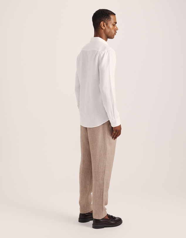 SABA - Anderson Long Sleeve Classic Linen Shirt