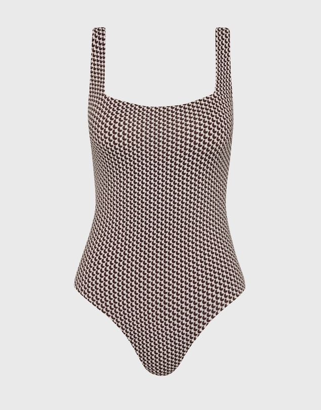BONDI BORN - Margot One Piece - Mocha Dot (Embodee™)