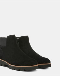 Vionic - Brionie Chelsea Boot - Black Suede