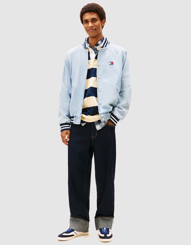 Tommy Jeans - Denim Hooded Bomber Jacket